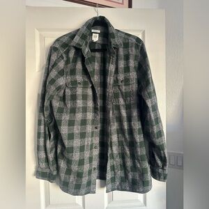 GAP Men's Forest Checkered Shirt Jacket